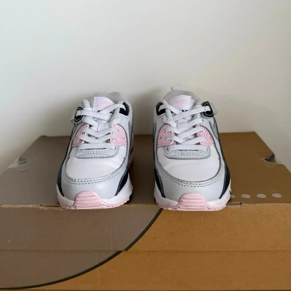Nike Air Max 90 Easyon ‘White/Pink Toddler Sneakers- SZ 10 C